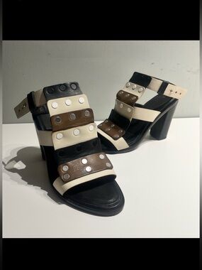 Rag & Bone Studs Colorblock Heel Sandals